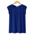 Nikki Basic Sleeveless Tee Top Claire & Clara Dark Blue S 