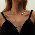 Pearl Tassel Niche Design Choker Necklace Claire & Clara 