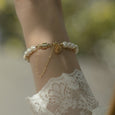 Pine Nut Pendant Pearl Adjustable Bracelet Bracelets Claire & Clara 