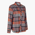 Plaid Basic Long Sleeve Casual Shirt Top Claire & Clara 