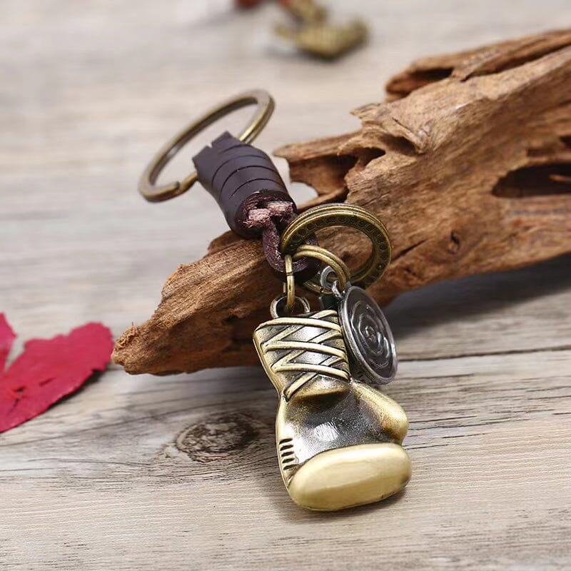 Punk Vintage Alloy Leather Keychain Apparel & Accessories Claire & Clara 