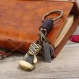 Punk Vintage Alloy Leather Keychain Apparel & Accessories Claire & Clara Boxing Glove 