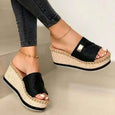 Roxy Espadrille Slip On Wedge Sandals Shoes Claire & Clara 