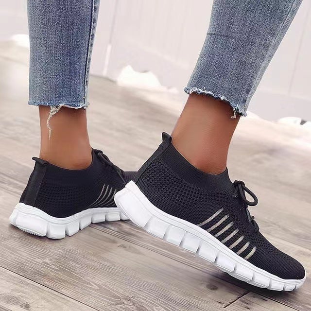 Ruby Casual Breathable Flying Weaving Running Sneaker Shoes Claire & Clara 