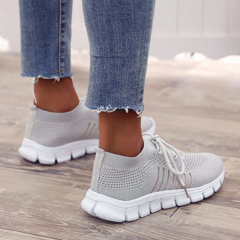 Ruby Casual Breathable Flying Weaving Running Sneaker Shoes Claire & Clara 
