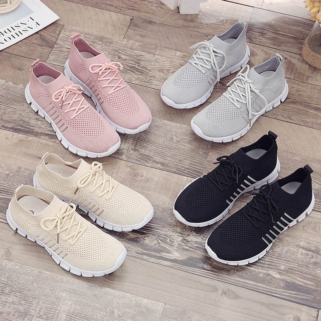 Ruby Casual Breathable Flying Weaving Running Sneaker Shoes Claire & Clara 
