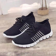 Ruby Casual Breathable Flying Weaving Running Sneaker Shoes Claire & Clara Black US 4.5 