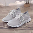 Ruby Casual Breathable Flying Weaving Running Sneaker Shoes Claire & Clara Grey US 4.5 