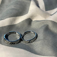 S925 Silver Mountain Ocean Couple Ring Rings Claire & Clara 