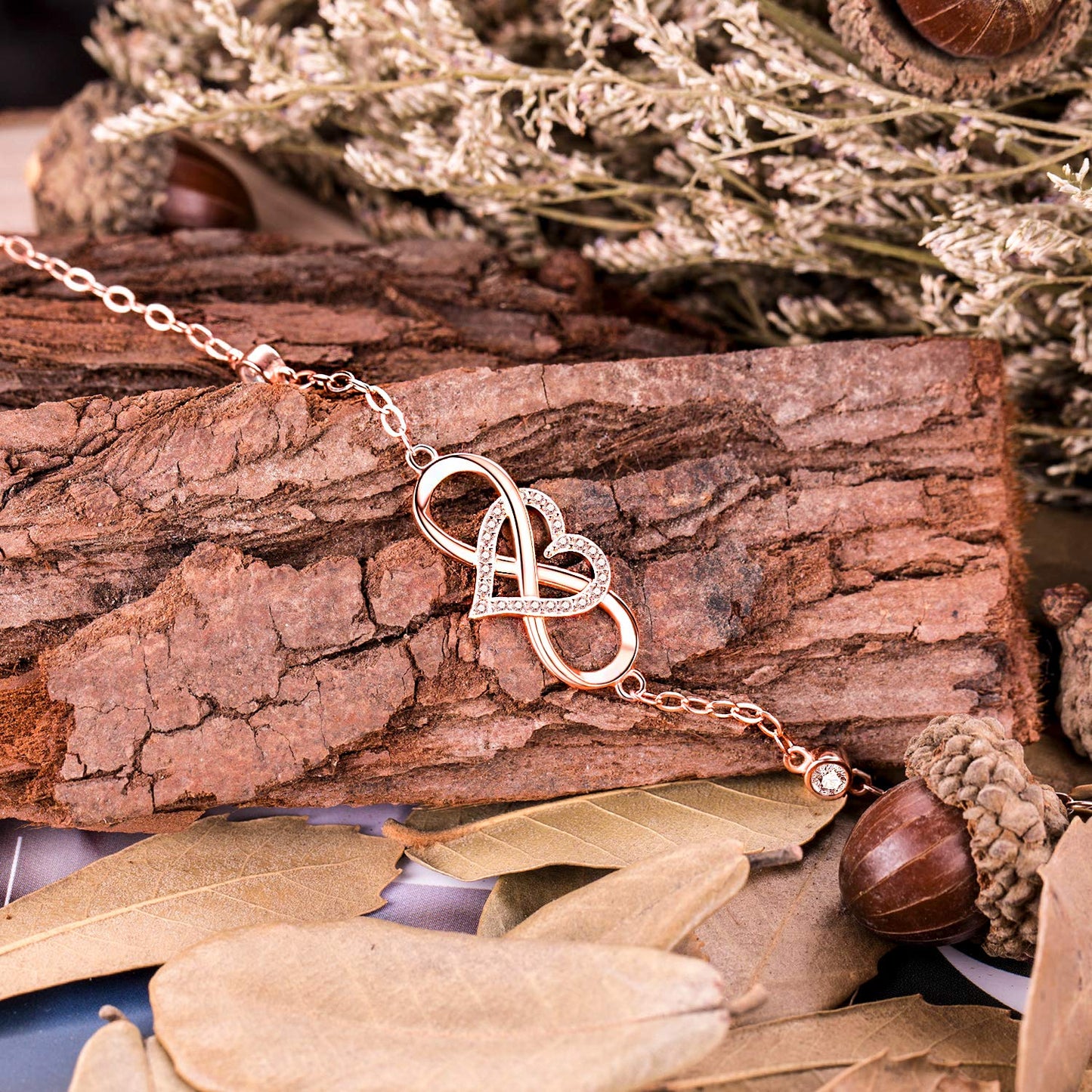 S925 Sterling Silver Infinity Love Necklace Necklaces Claire & Clara 