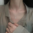 Sharon Trendy Zircon Shiny Pendant Necklace Necklace Claire & Clara 