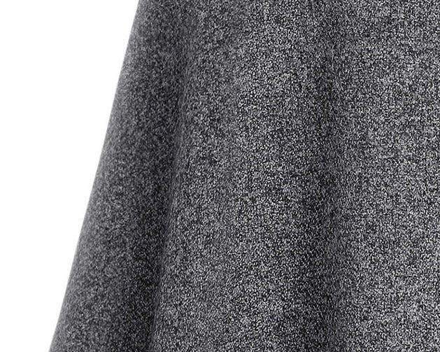 Solid Color Winter Pleated Woolen Skirt Bottoms Claire & Clara 