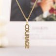 Sparkling Diamond Wish Letter Necklace Necklace Claire & Clara Courage 