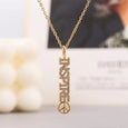 Sparkling Diamond Wish Letter Necklace Necklace Claire & Clara Inspire 
