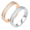 Sparkling Zirconia Eternity Ring Claire & Clara 