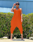 Spencer Oversized Jumpsuit Jumpsuits & Rompers Claire & Clara Orange S 