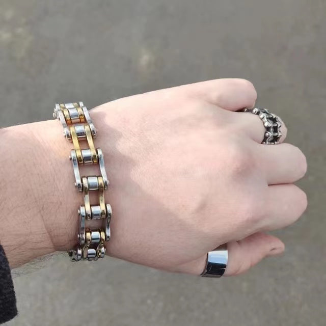Sprocket Bicycle Chain Bracelet Bracelet Claire & Clara 