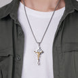 St. Benedict Exorcism Cross Necklaces Claire & Clara 