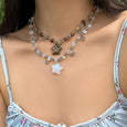 Star Irregular Stone Bead Necklace Necklace Claire & Clara 