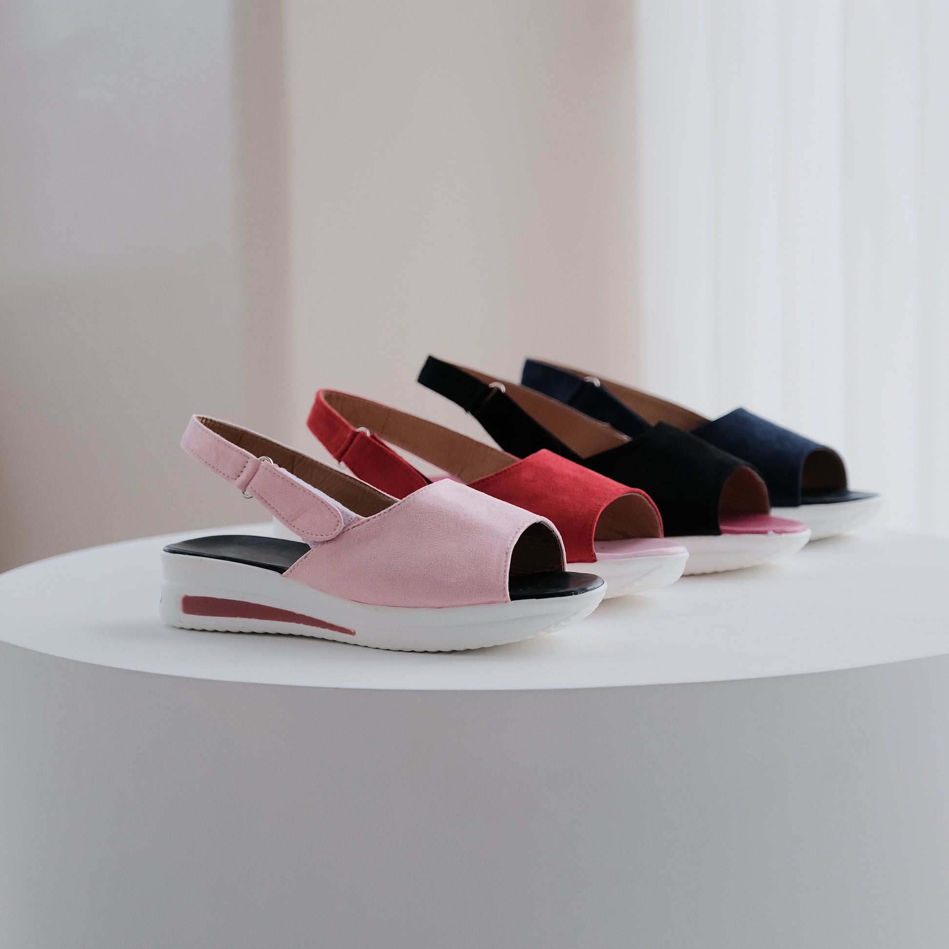 Stella Soft Platform Sandals Shoes Claire & Clara 