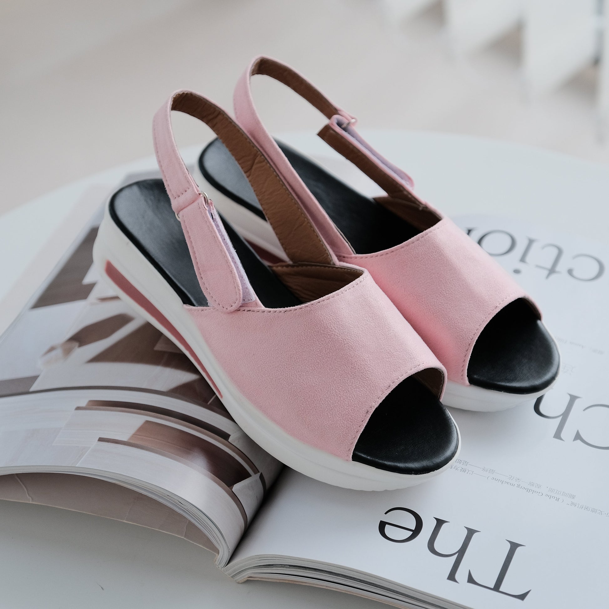 Stella Soft Platform Sandals Shoes Claire & Clara 