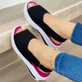 Stella Soft Platform Sandals Shoes Claire & Clara Black 5 