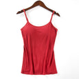 Tank With Built-In Bra New Arrival Lingerie Claire & Clara Wine S 