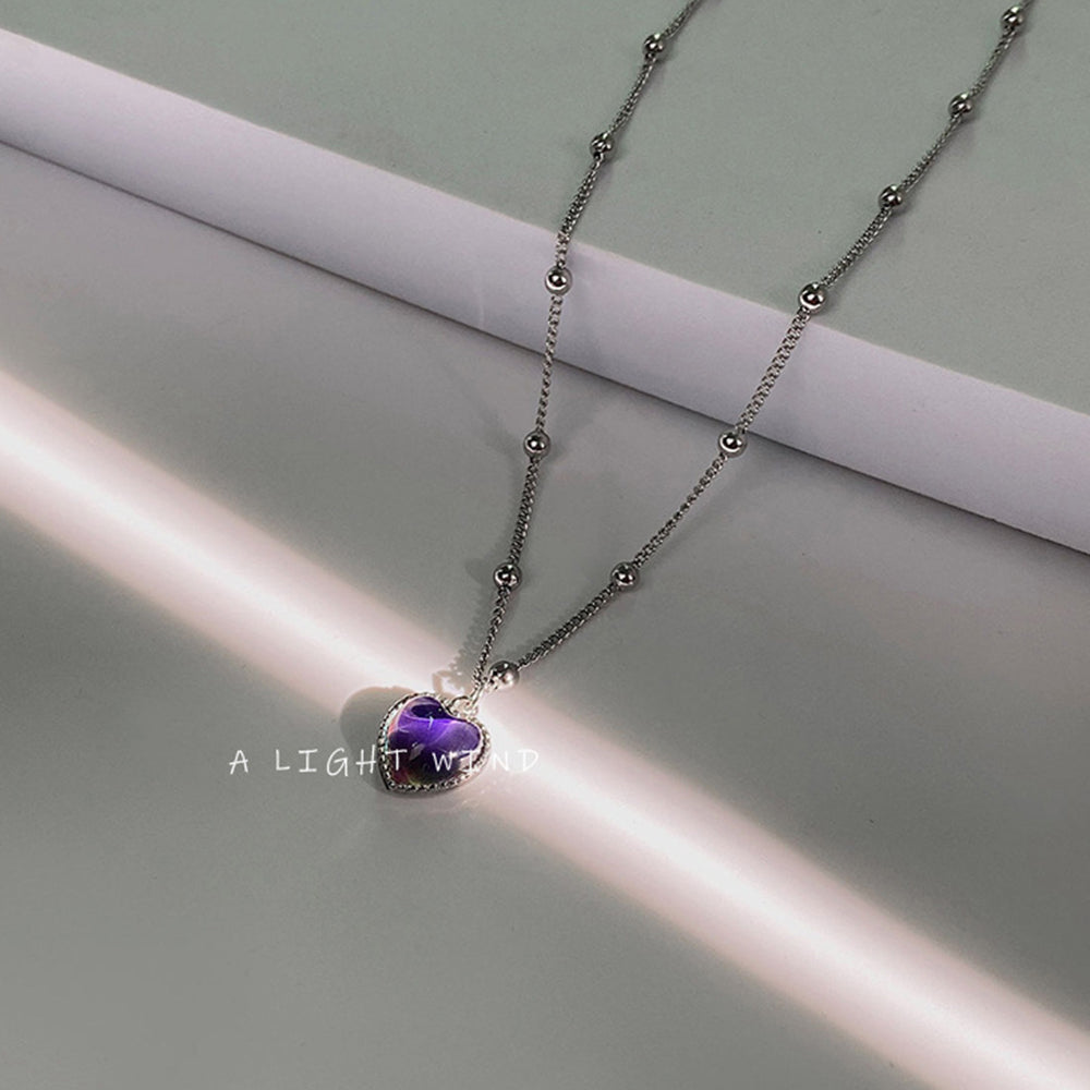 Temperature Sensing Color Changing Mood Necklace Necklaces Claire & Clara 