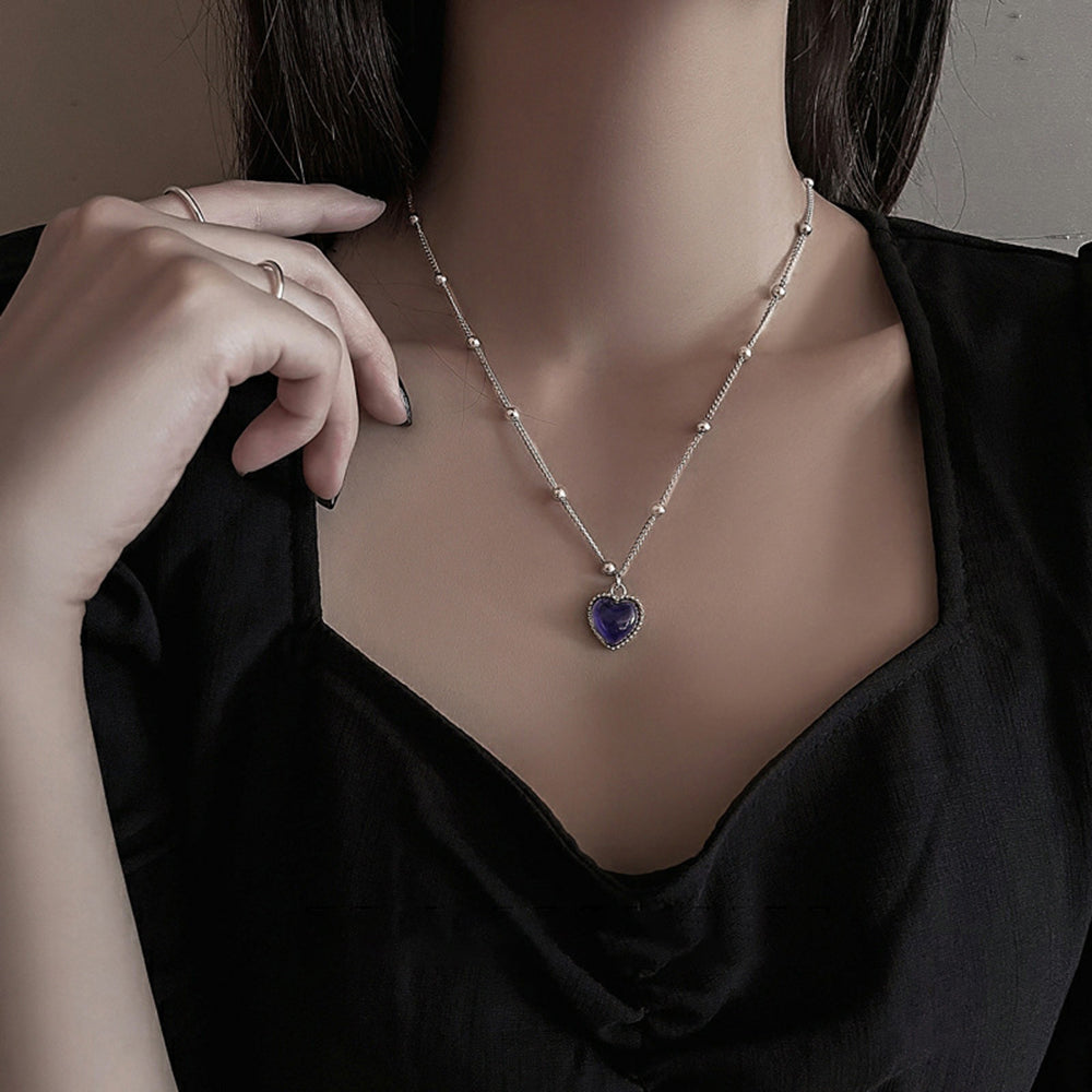 Temperature Sensing Color Changing Mood Necklace Necklaces Claire & Clara 