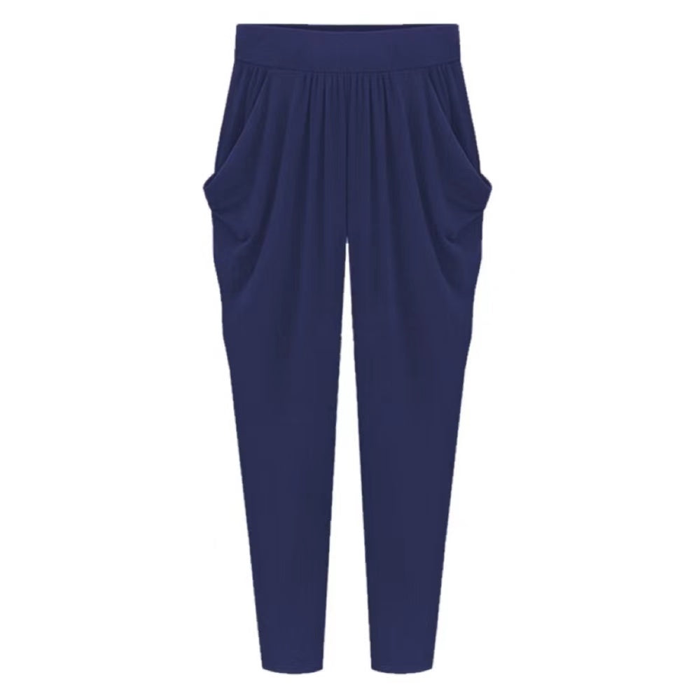 Teresa Casual Summer Harem Pants Bottoms Claire & Clara Navy US 2 