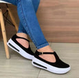 Terisa Soft Platform Wedges Shoes Shoes Claire & Clara US 4.5 Black 