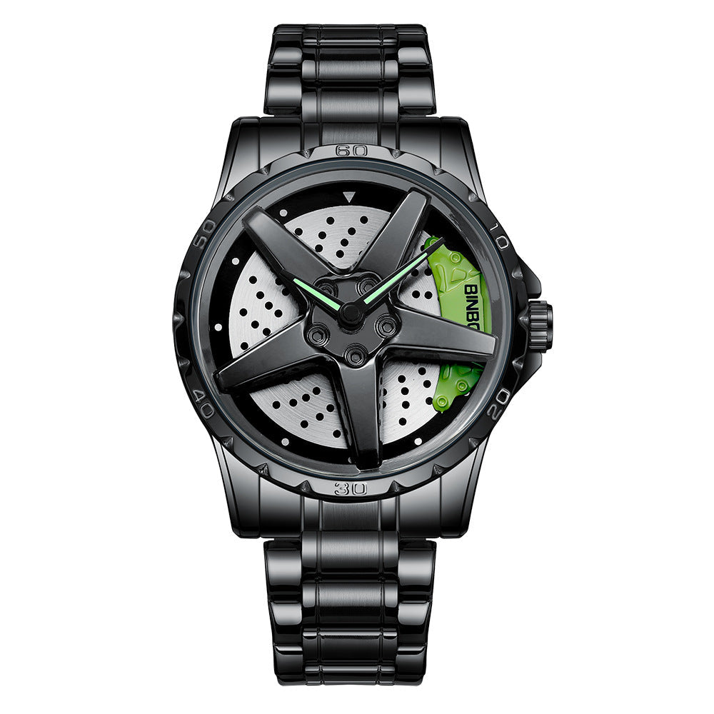THE DUEL Spinning Wheel Hub Conceptual Watch Watches Claire & Clara 