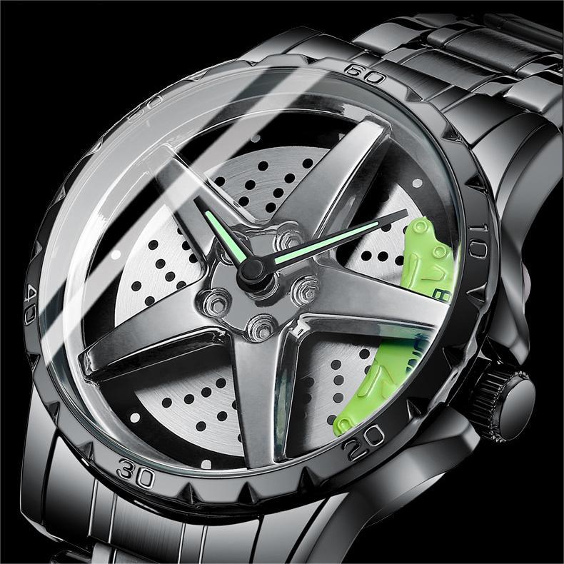 THE DUEL Spinning Wheel Hub Conceptual Watch Watches Claire & Clara 