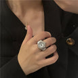 Vintage Punk Mini Finger Watch Ring Ring Claire & Clara 