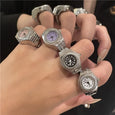 Vintage Punk Mini Finger Watch Ring Ring Claire & Clara 