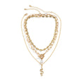 Vintage Snake Pearl OT Buckle Necklace Necklace Claire & Clara Gold 