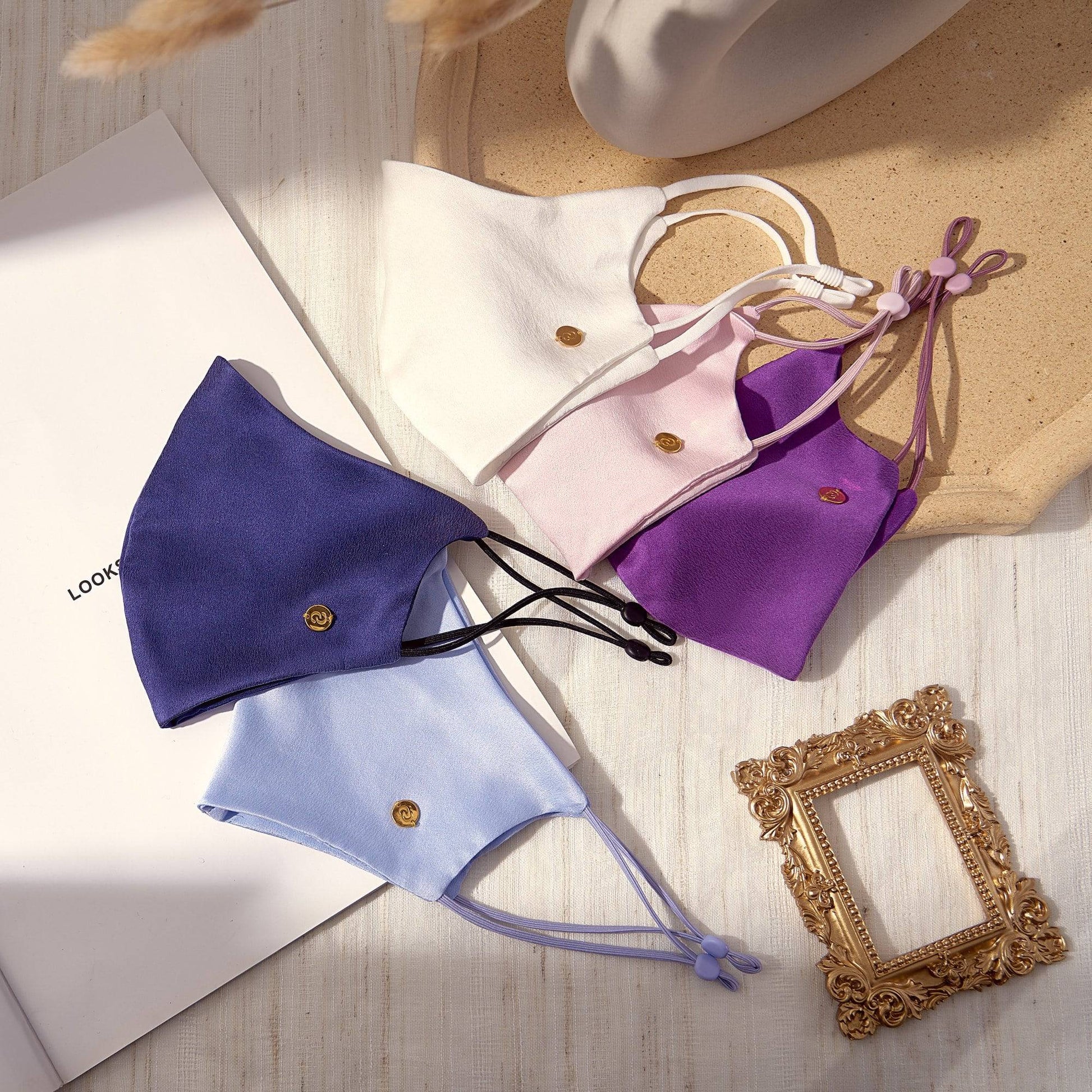 Washable Silk Face Mask Face Covering > facemask > washable facemask > silk facemask > cloth facemask > facemask with filter pocket > facemask for wedding Claire & Clara 