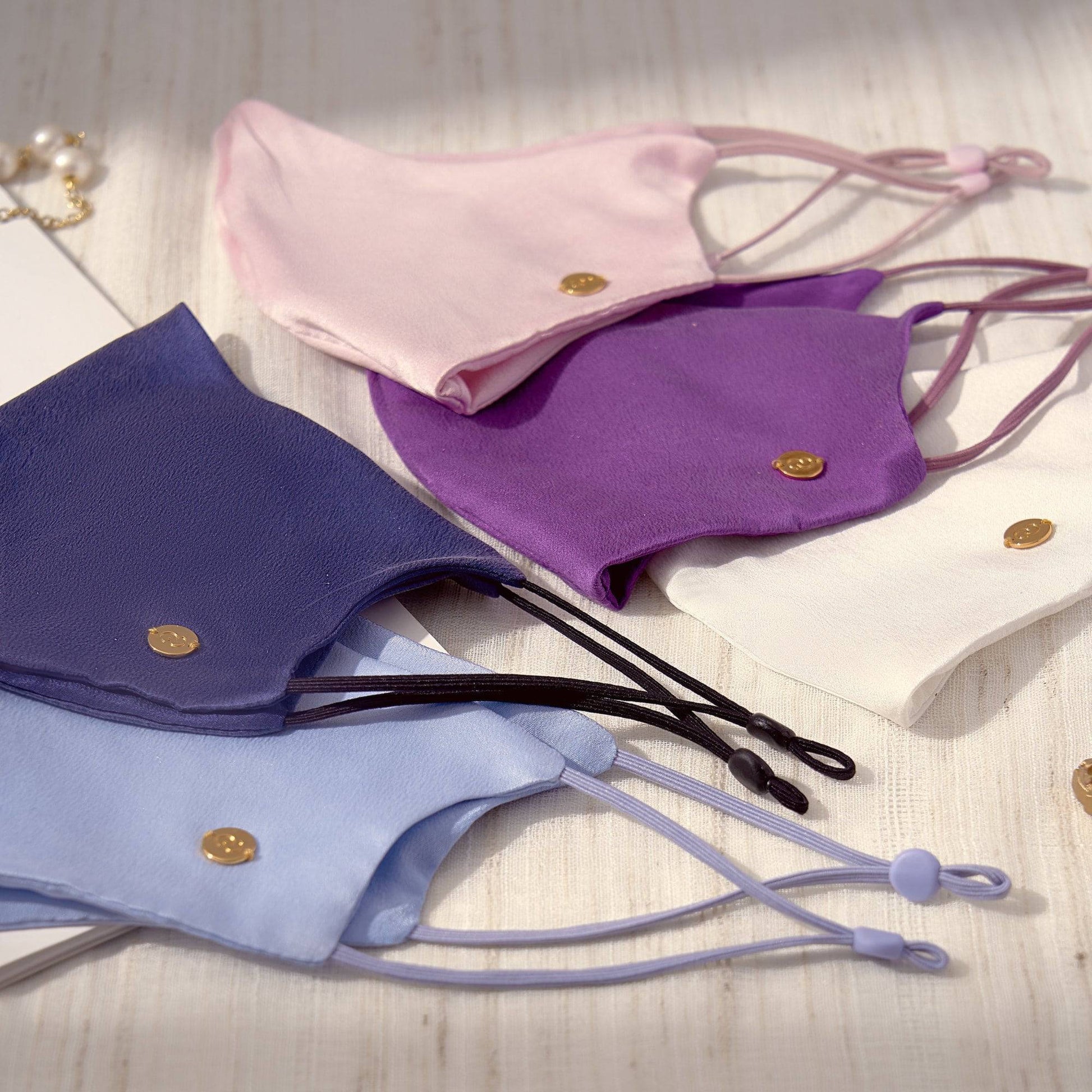 Washable Silk Face Mask Face Covering > facemask > washable facemask > silk facemask > cloth facemask > facemask with filter pocket > facemask for wedding Claire & Clara 